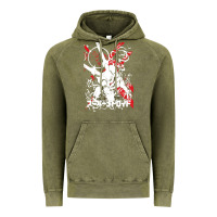 Vintage Olive #metroid Vintage Hoodie - linhVisuals