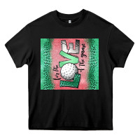 Black for the love of the game golf Heavy Core Tee - Jasminsmagicworld