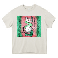 Cream for the love of the game golf Heavy Core Tee - Jasminsmagicworld