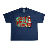 Navy Christmas Can't Touch This Elf Urban Heavy Tee - FaDigitalArtStudio