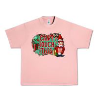 Salmon Christmas Can't Touch This Elf Urban Heavy Tee - FaDigitalArtStudio