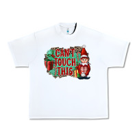 White Christmas Can't Touch This Elf Urban Heavy Tee - FaDigitalArtStudio