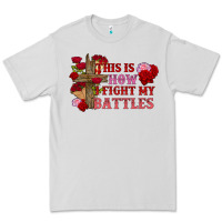 Dove Grey This is how i fight my battles Valentine's Day Premium Tee - FaDigitalArtStudio