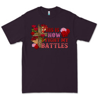 Plum This is how i fight my battles Valentine's Day Premium Tee - FaDigitalArtStudio