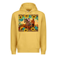 Antique Gold cowgirl Premium Hoodie - Artiststas