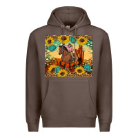 Coffee cowgirl Premium Hoodie - Artiststas