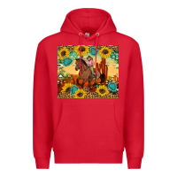 Red cowgirl Premium Hoodie - Artiststas