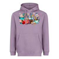 Lavender teacher coffee cups Heavyweight Hoodie - RanaPortraitStore