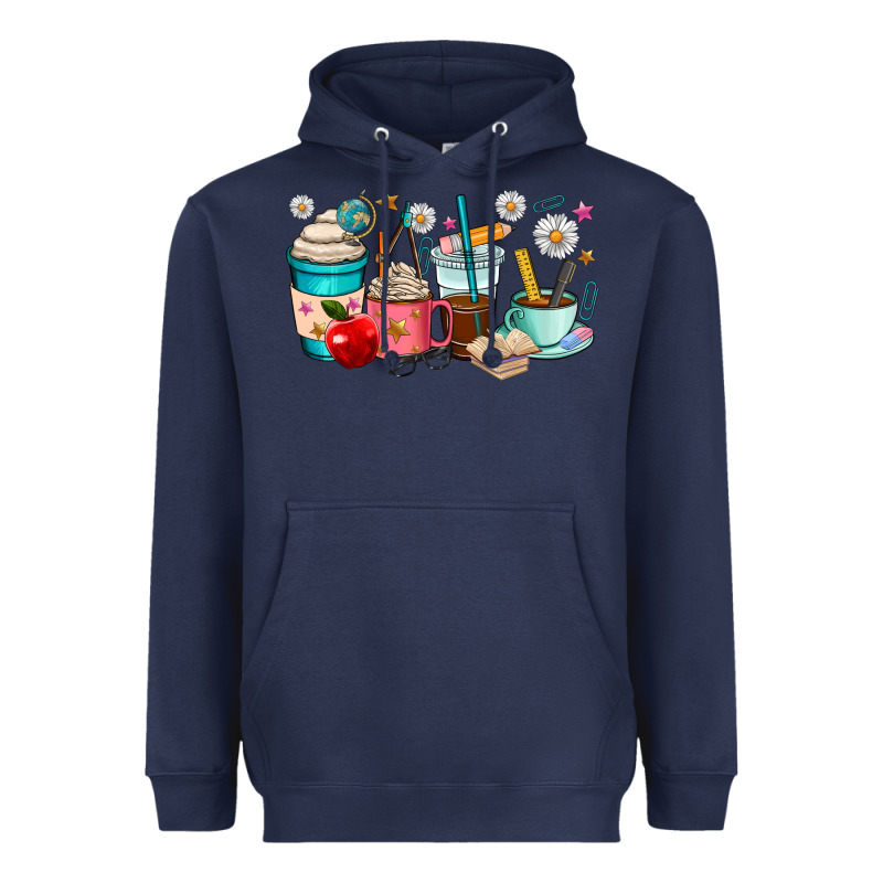 Teacher Coffee Cups Heavyweight Hoodie by RanaPortraitStore | Teevron