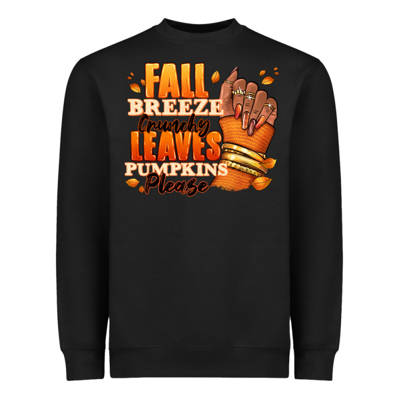 Fall Breeze Crunchy Leaves Pumpkins Please Heavyweight Sweatshirt by RanaPortraitStore | Teevron