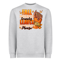 Heather Grey Fall breeze crunchy leaves pumpkins please Heavyweight Sweatshirt - RanaPortraitStore