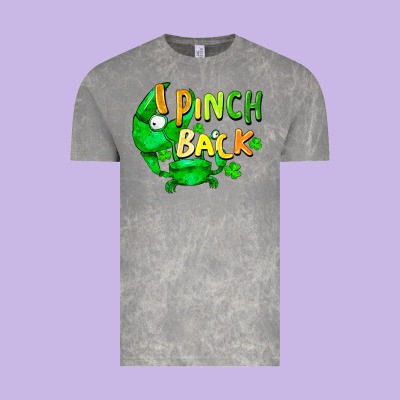 I Pinch Back With Crab Vintage Tee Designed By Fadigitalartstudio