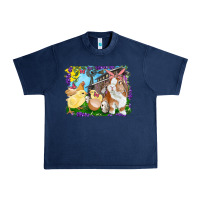 Navy easter farm chicks and bunny Urban Heavy Tee - RanaPortraitStore