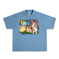 Pebble Blue easter farm chicks and bunny Urban Heavy Tee - RanaPortraitStore