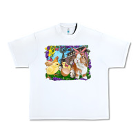 White easter farm chicks and bunny Urban Heavy Tee - RanaPortraitStore