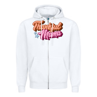 White thankful mama Zipper Hoodie - JahusDesignShop