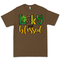 Cacao St. Patrick's Lucky and blessed Premium Tee - OliviaCreatesArt
