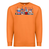 Carrot 4th of july coffe cups Premium Sweatshirt - RanaPortraitStore