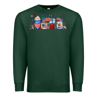 Sports Green 4th of july coffe cups Premium Sweatshirt - RanaPortraitStore