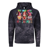 Cloud Black 100 days with my gnomies Vintage Hoodie - RacoonDesign