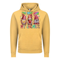 Vintage Mustard 100 days with my gnomies Vintage Hoodie - RacoonDesign