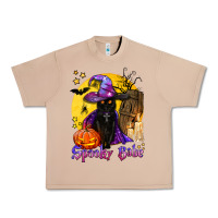 Burro spooky babe black witch cat Urban Heavy Tee - BundleAndBundleShop