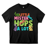 Black Little mister hops a lot Easter Day Heavy Core Tee - CowGirlArtShop