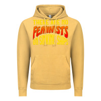 Vintage Mustard anti feminist there are no feminists Vintage Hoodie - linhVisuals
