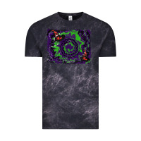 Cloud Black halloween witch hat backgraund Vintage Tee - RanaPortraitStore