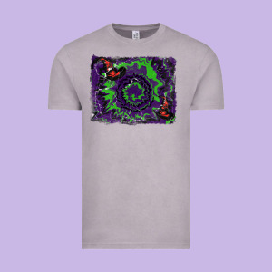 Halloween Witch Hat Backgraund Vintage Tee Designed By Ranaportraitstore