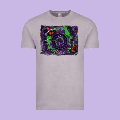 Halloween Witch Hat Backgraund Vintage Tee Designed By Ranaportraitstore
