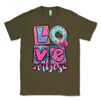 Army Green love vibes Classic Tee - OliviaCreatesArt