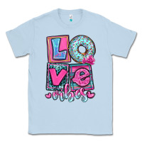 Dusty Blue love vibes Classic Tee - OliviaCreatesArt