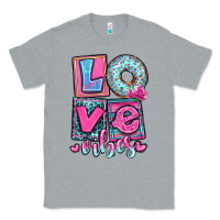 Heather Grey love vibes Classic Tee - OliviaCreatesArt