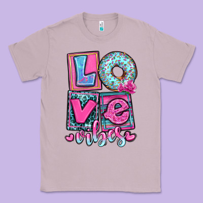Love Vibes Classic Tee Designed By Oliviacreatesart