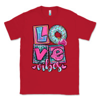 Red love vibes Classic Tee - OliviaCreatesArt