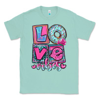 Seafoam love vibes Classic Tee - OliviaCreatesArt