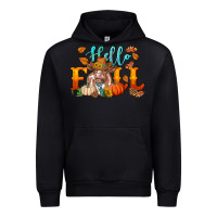 Black hello fall heifer cow Urban Hoodie - RanaPortraitStore