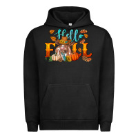 Pigment Black hello fall heifer cow Urban Hoodie - RanaPortraitStore