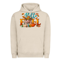 Pigment French Oak hello fall heifer cow Urban Hoodie - RanaPortraitStore