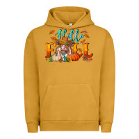 Pigment Peanut Butter hello fall heifer cow Urban Hoodie - RanaPortraitStore