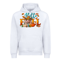 White hello fall heifer cow Urban Hoodie - RanaPortraitStore