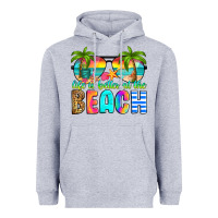 Heather Grey life is better at the beach Heavyweight Hoodie - RanaPortraitStore