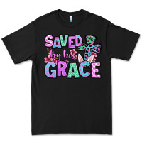 Black Easter Day Saved by his grace Premium Tee - OliviaCreatesArt