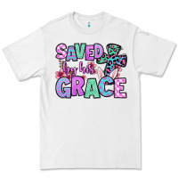 White Easter Day Saved by his grace Premium Tee - OliviaCreatesArt