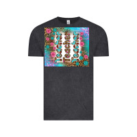 Teacher Gemstone And Pink Flower Tumbler Vintage Tee | Teevron