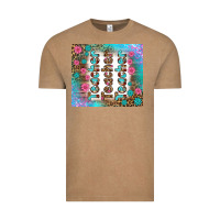 Vintage Coffee teacher gemstone and pink flower tumbler Vintage Tee - BundleAndBundleShop