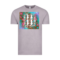 Vintage Zinc teacher gemstone and pink flower tumbler Vintage Tee - BundleAndBundleShop
