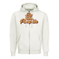 Oatmeal Heather hey there pumpkin Zipper Hoodie - JahusDesignShop