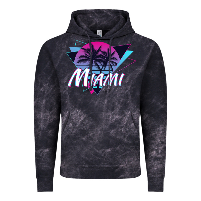 Miami Beach Souvenir Vintage 80s Vintage Hoodie by linhVisuals | Teevron